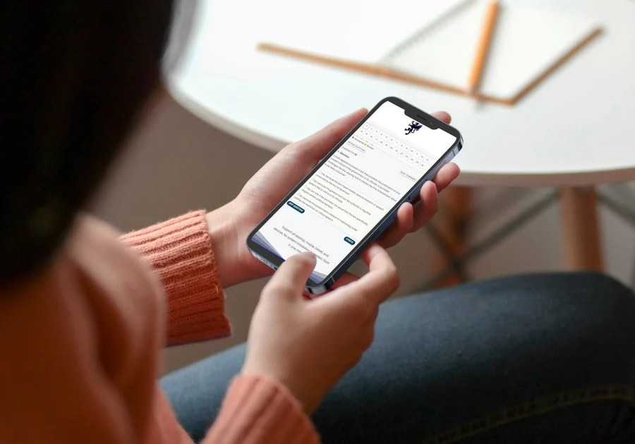 Certified Equity Securities Advisor practice running on a phone, tablet and laptop